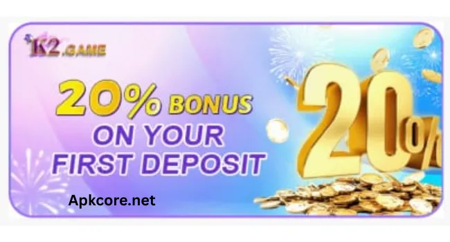 K2 Game deposit bonus