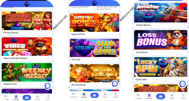 92 Glory refer and earn bonus