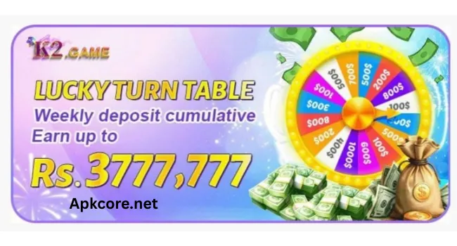 K2 Game lucky turn table