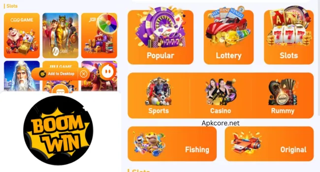 Boom Win Game popular games